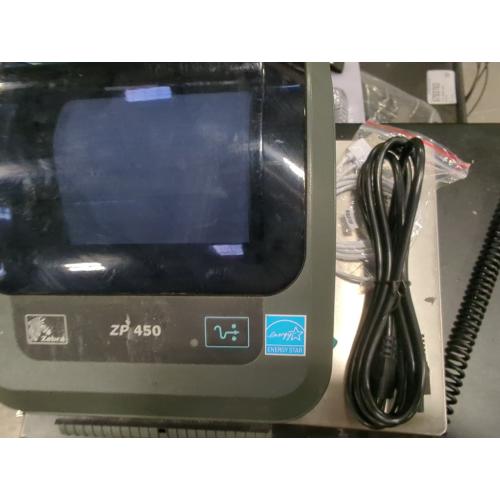 ZEBRA ZP 450 Label Thermal Bar Code Monochrome Printer ZP450-0501-0006A