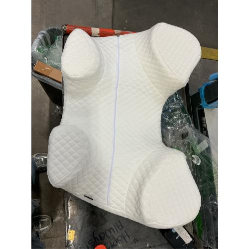 SAHEYER Side Sleeper Pillow with Arm Hole, Memory Foam Shoulder Pillow, Multi-Angle Armholes Pillow for Many Sleeping Positions, Ergonomic Support Pillow for Neck (White)