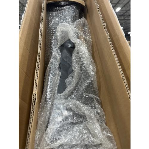 52 3 Blade Ceiling Fan Without Light, Farmhouse Rustic Wooden Flush Mount Ceiling Fan no Light with Remote for Indoor/Outdoor - High End Silent Operation, Black, 52 Inch