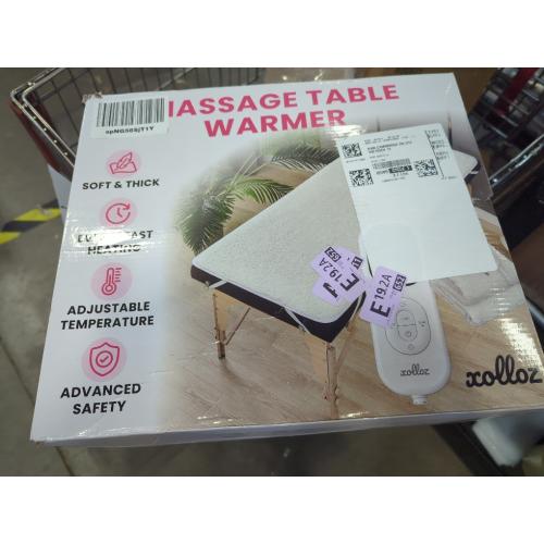Massage Table Warmer Heating Pad – 71x31 Heated Massage Pad with Adjustable Temperature (104°F–131°F), Auto Shut-Off, Sherpa Fabric, Ideal Massage Blanket & Bed Warmer for Table Use