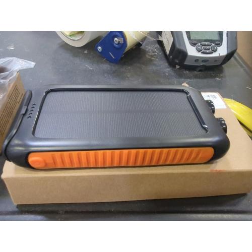 Solar Charger Power Bank 49800mAh, Portable Solar Phone Charger with 2 USB-A & USB-C Ports, 15W Fast Charging for iPhone, Samsung and More, Dual Flashlightfor Camping, Travel & Emergency Backup