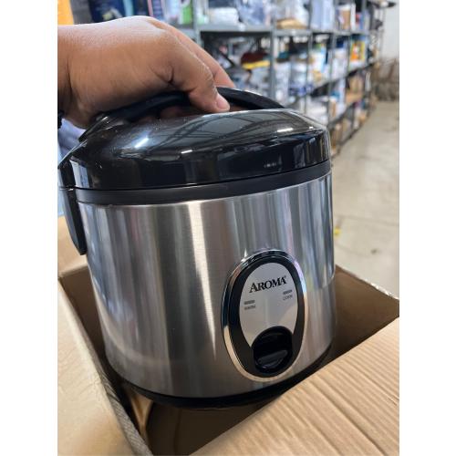 aroma 8 cup rice cooker - stainless steel arc-904sb 52059149