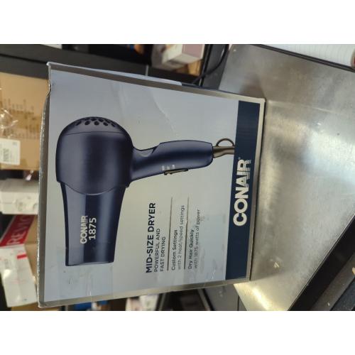 Conair 1875 Watt Mid Size Styler Dryer Blue