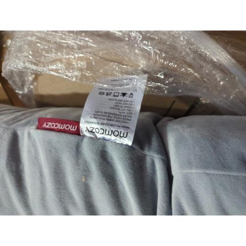 Momcozy Pregnancy Pillows for Sleeping, U Shaped Full Body Maternity Pillow with Removable Cover - Support for Back, Legs, Belly, HIPS for Pregnant Women, 57 Inch Pregnancy Pillow for Women, Grey