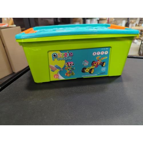 NXONE 195 PCS Educational STEM Toys for Boys and Girls Ages 3 4 5 6 7 8 9 10 Construction Building Blocks Toy Building Sets Kids Toys Creative Activities Games with Storage Box