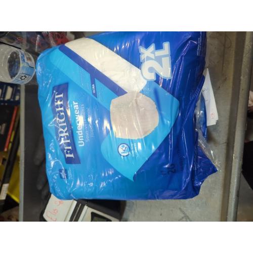 FitRight Adult Incontinence Underwear, Heavy Absorbency, XX-Large, 68-80 (20 Count)