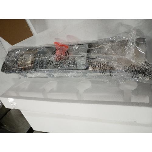 allen   roth Quinn 4-Light Chrome Modern/Contemporary Vanity Light (missing 1 clear glass and Crystal Shades)