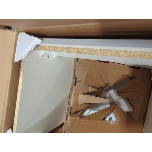 Project Source 18-in Gray Single Sink Bathroom Vanity with White Cultured Marble Top