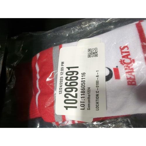 For Bare Feet Collegiate University Striped Dress Socks, One Size Fits Most Footwear for Men Women Youth, Game Day Apparel