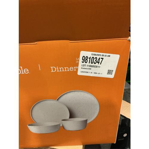 Our Table Landon 16-Piece Dinnerware Set in Sea Salt