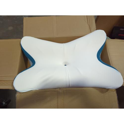 White 26 x 17.5 inch Cervical Pillow for Neck Pain Relief - Ergonomic Neck Pillow for Sleeping Contour Memory Foam Pillows with Cooling Pillowcase, Orthopedic Bed Pillow for Side Back Stomach Sleepers
