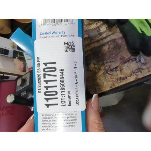 Smart Choice - Stainless-Steel Refrigerator Waterline Kit Required for Hook-Up - Silver