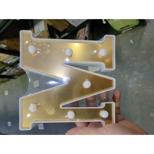 LED Marquee Letter Lights, Light Up Letters Glitter Alphabet Letter Sign Battery Powered for Night Light Birthday Party Wedding Girls Gifts Home Bar Christmas Decoration