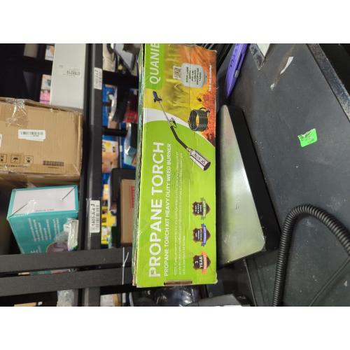 Propane Torch Weed Burner Kit, 360,000 BTU Blow Torch with 10Ft Hose, Self Igniter Grill Torch for Weeding, Roof Asphalt, Melting Snow, Road Marking, Barbeque.             ***Tank Not Included****