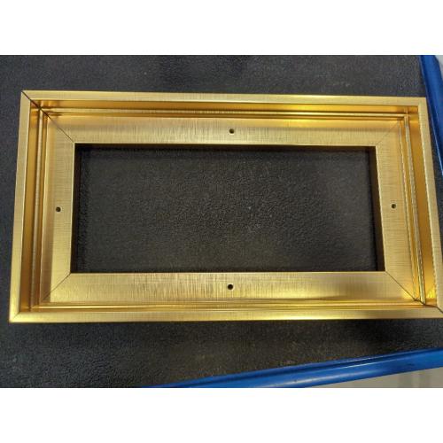 Pixy Canvas Floater Frame 6x12 for 3/4 (0.75) inch Deep Canvas Paintings/Canvas Prints/Wood Canvas Panels/Wall Art/Wall Decor/Home Decor/Artwork (Brass Gold, 6 x 12 inch, Portrait)