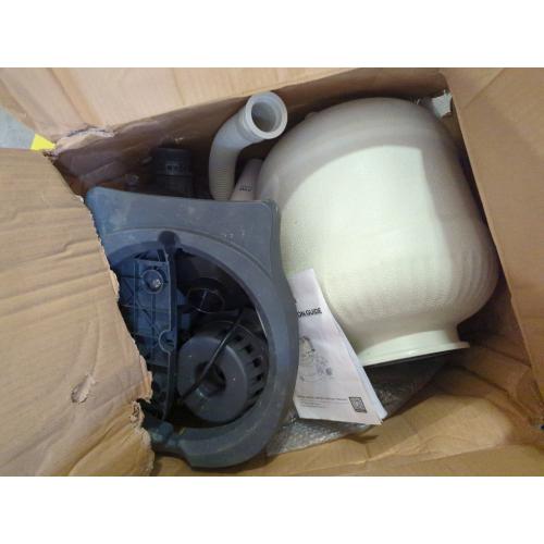 AQUASTRONG Sand Filter Pump for Above Ground Pool with Timer, 1/2 HP Pool Pump Max 2500 GPH for Pools up to 9000GAL, 12in Pool Sand Filter with 6-Way Valve, Improved Circulation for Crystal-Clear Pool