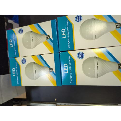 Neporal 4 Pack Emergency-Rechargeable-Light-Bulb, Stay Lights Up When Power Failure, 1200mAh 15W 80W Equivalent LED Light Bulbs for Home, Camping, Tent (E27, with Hook) (Daylight)