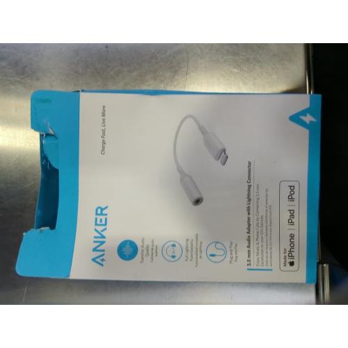 Anker 3.5mm Audio adapter with lighting connector