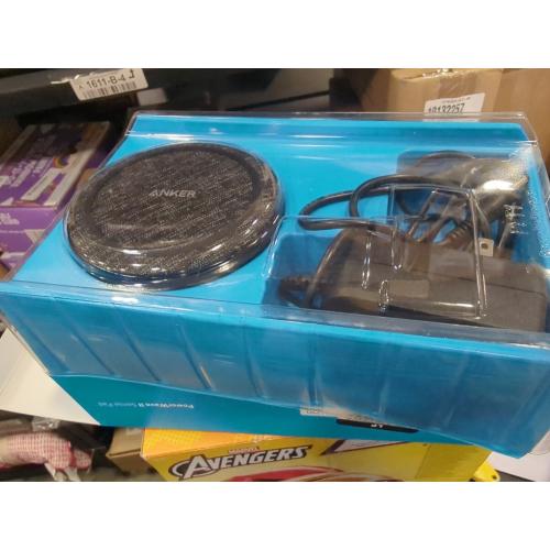 Anker PowerWave II 15W Qi Wireless Charging Pad (w/ Wall Charger) - Black