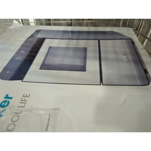 Gevi V2.0 Countertop Gemi Nugget Ice Maker | Self-Cleaning Pellet Ice Machine | Stainless Steel Housing |17.3*9.7*16.7''in .