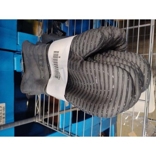 All Clad Silicone Oven Mitt: Heat Resistant up to 500 Degrees - 100% Cotton & Silicone, 14x7 Oven Mitt for Kitchen and Barbeque, 6-Pack, Pewter