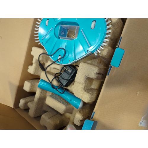 U.S. Pool Supply Octopus Handheld Pool Vacuum Cleaner - Cordless, Rechargeable, Powerful 2-Speed Suction, Dual Filtering, Scrub Brush Head, Cleans Removes Debris, Above-Ground, In-Ground Pools, Spa