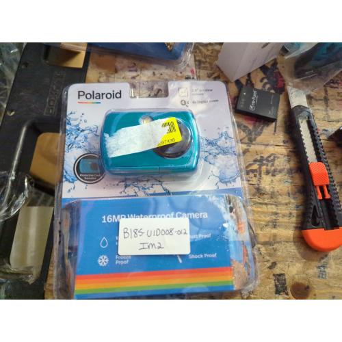 Polaroid 16MP Waterproof Digital Camera - Teal (IS048-Teal)