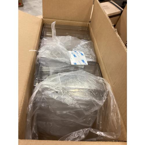 mDesign Stackable Storage Containers Box with 2 Pull-Out Drawers - Stacking Plastic Drawer Bins for Master or Guest Bathroom, Linen Closet, Vanity, Makeup Table Lumiere Collection 4 Pack, Clear