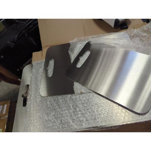 3 PCS 304 Stainless Steel Cutting Board For Kitchen, Meat Cutting Board, Edge Smoothing, Food Grade Stainless Steel, Easy To Clean, Kitchen Tool(S M L)