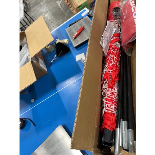 Storgem Soccer Goal,Soccer Net,Soccer Goals for Backyard,with Bow Frame,Collapsible Metal Base and 15 Training Cones