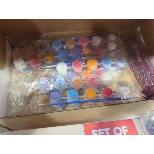 10 Sets Jewelry Box Painting Set for Kids with Stickers - Bulk Stockings & Birthday Goodie Bag Stuffer - Kids Party Favors Toy Return Gifts - Unfinished Wooden Treasure Boxes For Arts & Craft