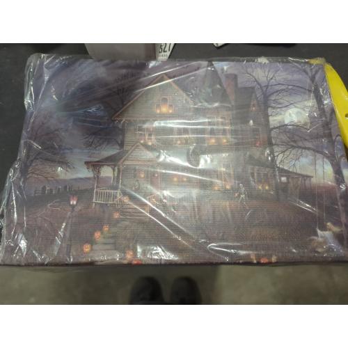 Size 8x12 Haunted House -Gallery Wrapped Cavas