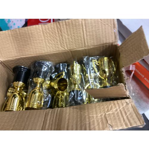 24 Pack Mini Trophies for All Ages Awards, Gold Participation Trophy Cup for Sports, Tournaments, Competitions (4 In)