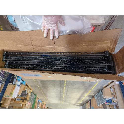 REIBII 6-Tier Storage Shelves Metal Shelving for Storage Load 1000 LBS,Wire Shelves Heavy Duty Shelving Unit Adjustable Pantry Shelf Bathroom Kitchen Garage 24 W x 14 D x 71 H, Black