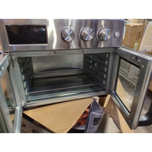 Bella PRO - 12-in-1 6-Slice Toaster Oven   33-qt. Air Fryer with French Doors - Stainless Steel