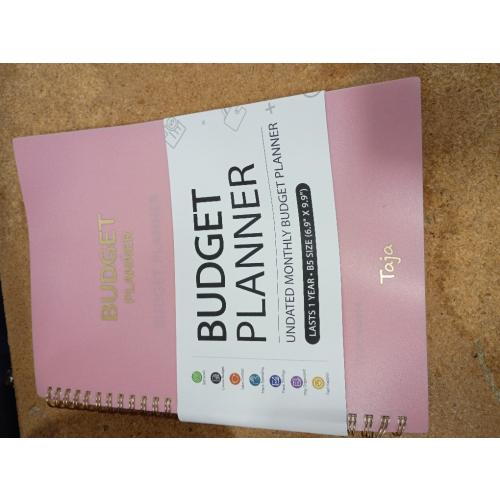 Budget Planner - Monthly Budget Book with Expense Tracker Notebook, Undated Bill Organizer & Finance Planner to Take Control of Your Money, Account Book to Manage Your Finances-Pink
