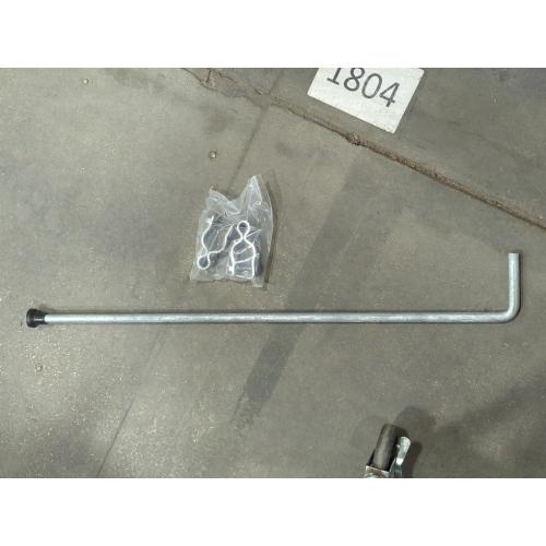 VIVIDA Gate Drop Rod 36 inch, Chain Link Drop Rod, Heavy Duty Cane Bolts Pin Latch for Single or Double Gate, Chain Link Fence Parts, for 1-3/8 Gate Post, 1 Pack