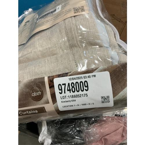 Natural Linen Pinch Pleated Blackout Curtains & Drapes 96 Inch Long Bedroom/Livingroom Farmhouse Curtains 2 Panel Sets, Neutral Track Room Darkening Thermal Insulated 8ft Back Tab Window Curtain