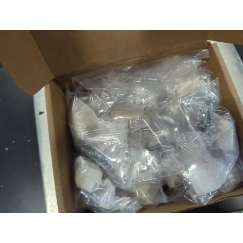 homdiy 25 Pack Gold Knobs Brushed Brass Cabinet Knobs Small Drawer Pulls Round Gold Kitchen Cabinet Hardware