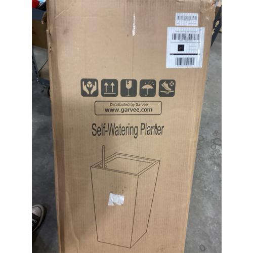 - Tall Planter for Indoor or Outdoor Front Porch | All-Weather Use with Removable Insert Bucket | Modern Décor for Flowers, Tall Trees, Faux Plants