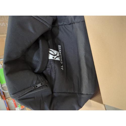 J.L. Childress Compact Travel Stroller Bag for Airplane - Fits Most Compact-Fold Single Baby Strollers, Compatible with UPPAbaby MINU, GB Pockit, Nuna TRVL & More, AirTag Compatible - Black