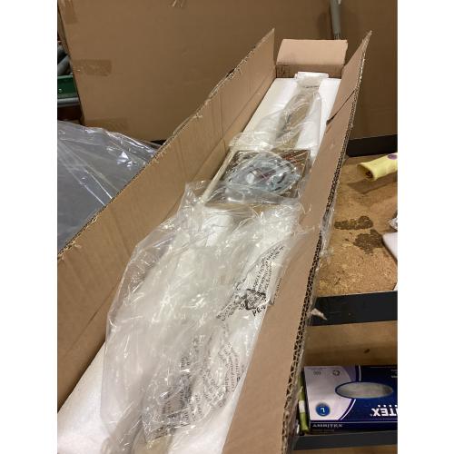 SineRise LED Modern Bathroom Vanity Light Fixtures (32-Inch, 3000K/4000K/6000K, Dimmable), Gold Modern Acrylic Bathroom Wall Lighting Fixtures Over Mirror