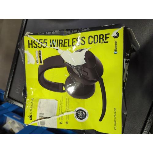 CORSAIR HS55 WIRELESS Multiplatform Lightweight Gaming Headset With Bluetooth - Dolby 7.1 Surround Sound - iCUE Compatible - PC, PS5, PS4, Nintendo Switch, Mobile - Black