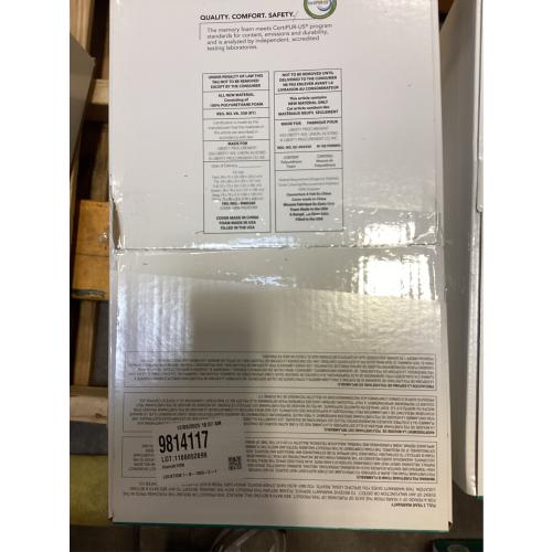 Therapedic 2-Inch Swirl Gel Memory Foam Full Mattress Topper FULL