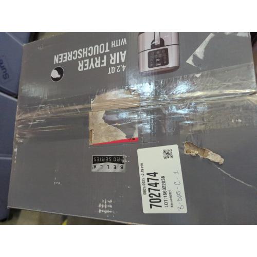 Silver Bella PRO - 4.2-qt. Touchscreen Air Fryer - Stainless Steel