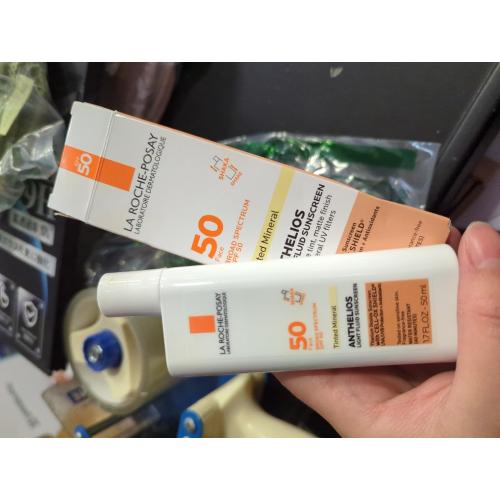 La Roche-Posay Anthelios Ultra-Light Fluid Mineral Tinted Face Sunscreen with APF 50 and Titanium Dioxide, 1.7 OZ
