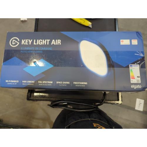 Elgato Key Light - Professional 2800 lumens Studio Light with desk clamp for Streaming, Recording and Video Conferencing, Temperature and Brightness app-adjustable on Mac, PC, iOS, Android