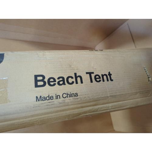 8X8 Navy Striped MoKo Beach Cabana, 8'×8' Large Beach Canopy with Side Wall, UPF 50  Protection Easy Setup Beach Tent Sun Shelter, Adjustable Height Wind Resistant Cabana Beach Tent for Whole Family, Navy Stripes