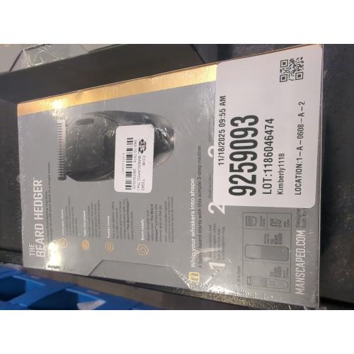 MANSCAPED The Beard Hedger SkinSafe Cordless Beard Trimmer, Waterproof Clippers for Facial Hair Shaving