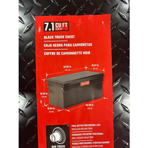 Craftzman Black Truck chest , 7.1  CU Ft 0,20 m3. ( dents see the pictures)